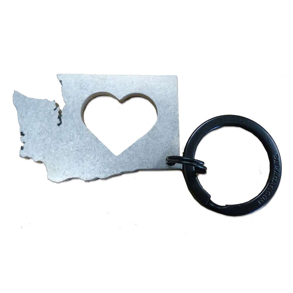 Paradise Clay PAR630 Washington Heart - Keychain