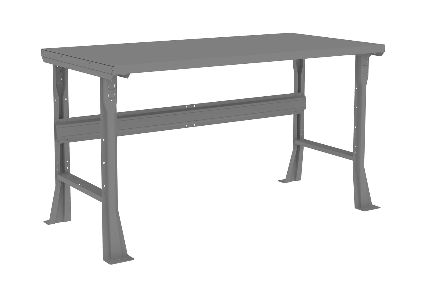Tennsco WB-1-3060S Flared Leg Workbench with Steel Top