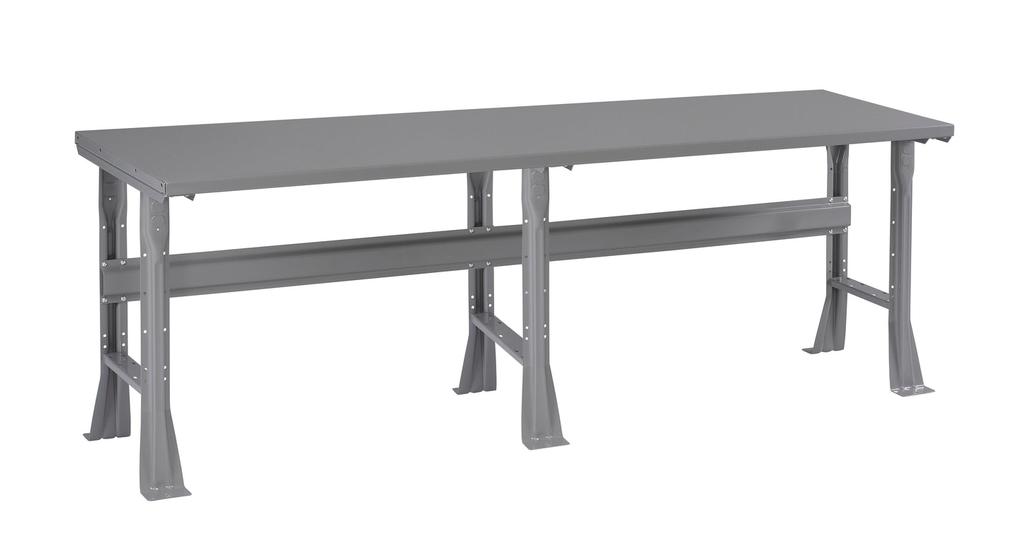 Tennsco WB-1-3696S Flared Leg Workbench with Steel Top