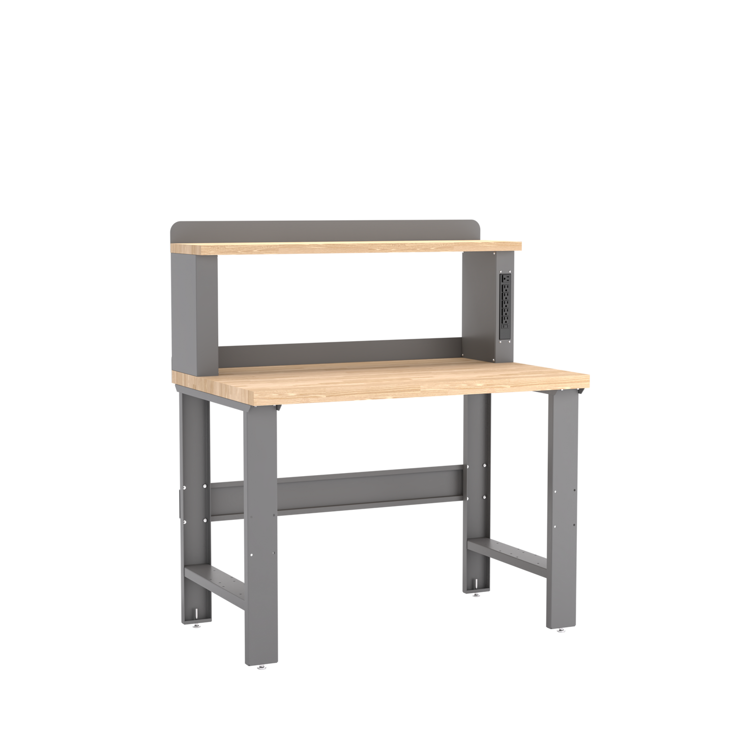 Champion Tool Storage WB002-B4830-DG Workbench, 12" Power Riser WB002 | 48"W x 35-1/4"H x 30"D, Dark Gray