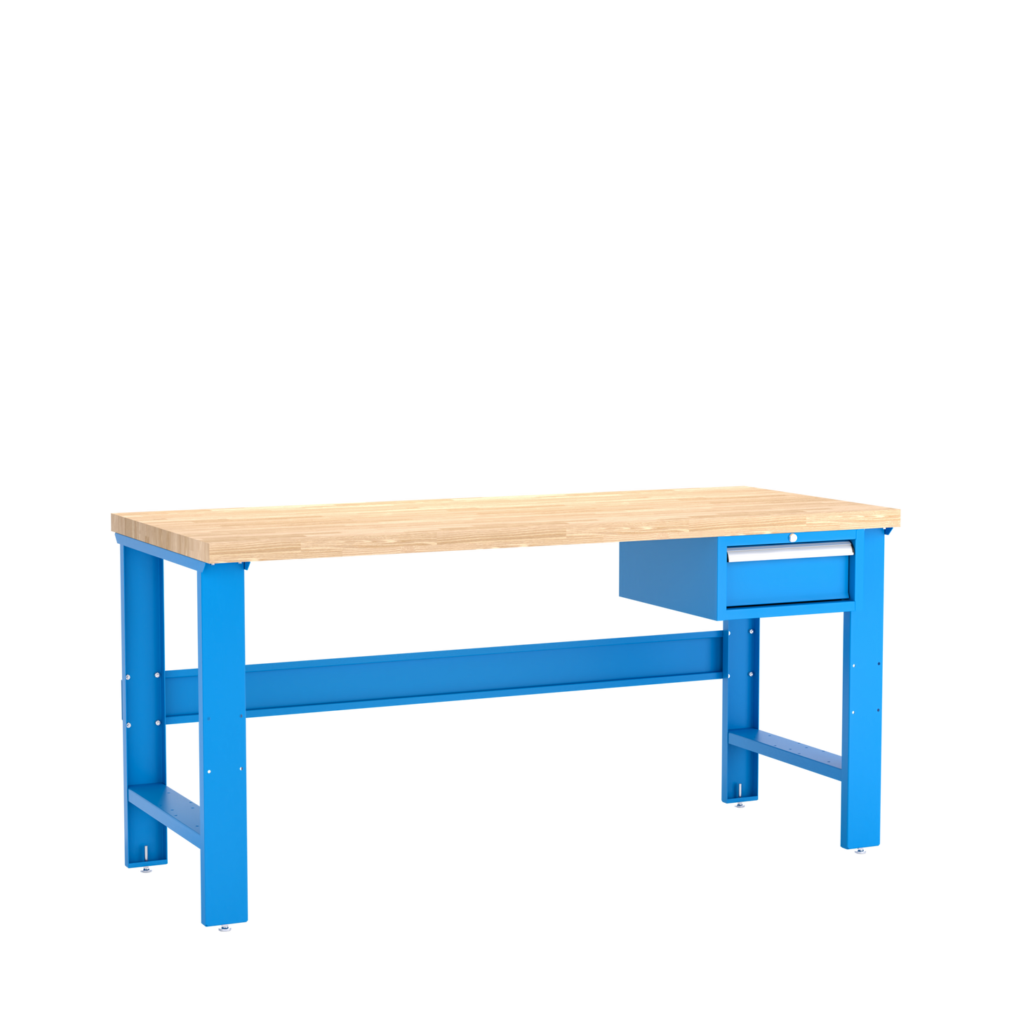 Champion Tool Storage WB100-B7230-BB Single Drawer Standard Depth Workbench WB100 | 72"W x 35-1/4"H x 30"D, Bright Blue
