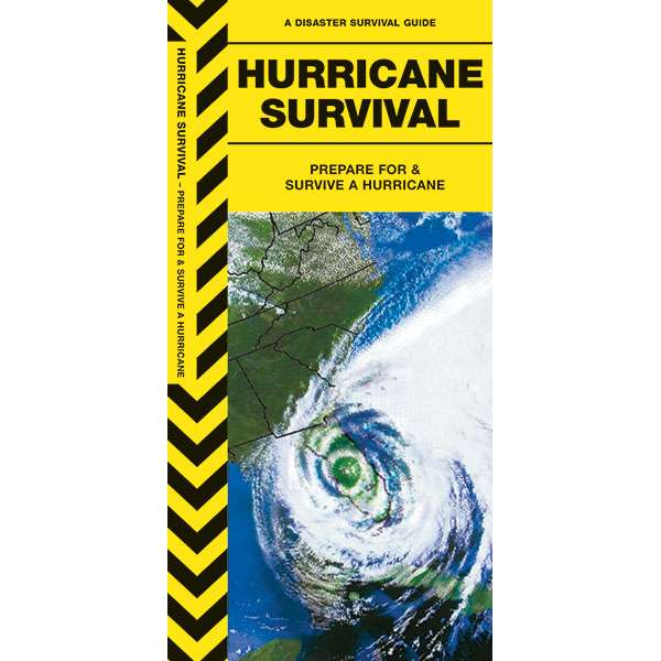 Paradise Clay WFP112 Hurricane Survival: Guide Prepare For & Survive a Hurricane - Folding Pocket Guide