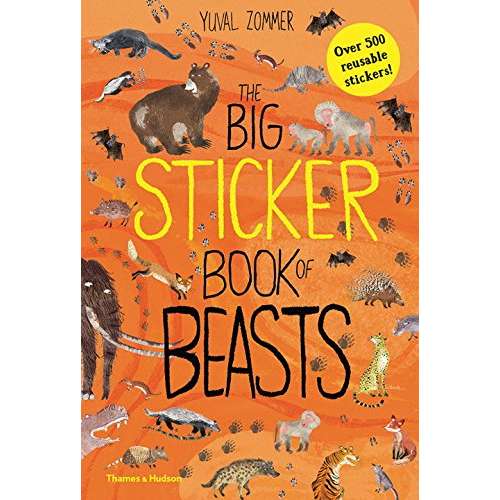 Paradise Clay WWN834 The Big Sticker Book of Beasts - Book