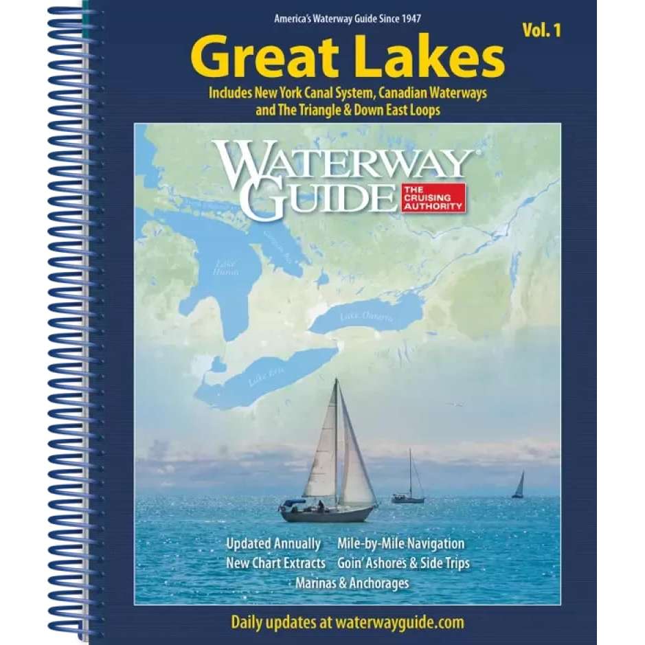 Paradise Clay WWG_GL24E1 Waterway Guide Great Lakes V1 Eastern 2024 - Book
