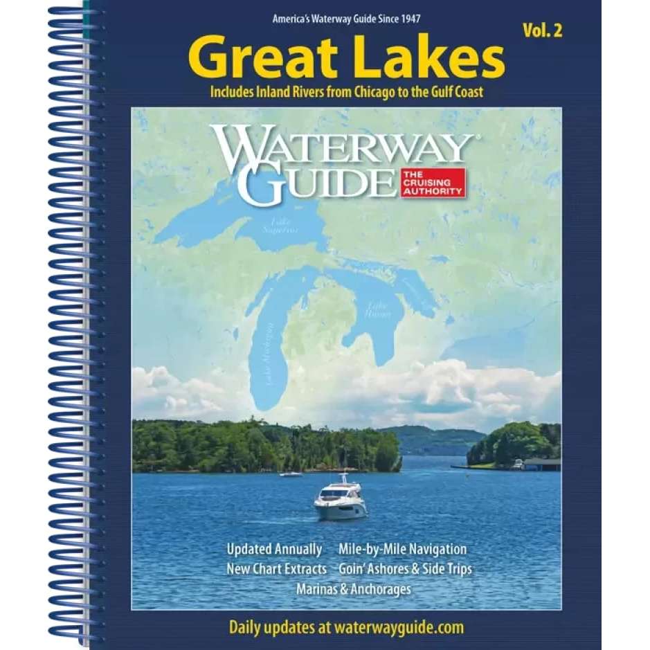 Paradise Clay WWG_GL24W2 Waterway Guide Great Lakes V2 Western 2024 - Book