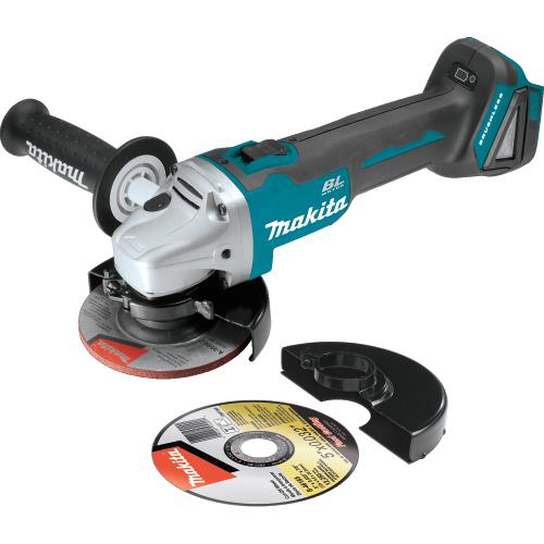 Makita XAG04Z 18V LXT® Lithium‘Ion Brushless Cordless 4‘1/2 / 5" Cut‘Off/Angle Grinder, Tool Only