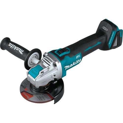 Makita XAG25Z 18V LXT® Lithium‘Ion Brushless Cordless 4‘1/2 / 5" X‘LOCK Angle Grinder, with AFT®, Tool Only
