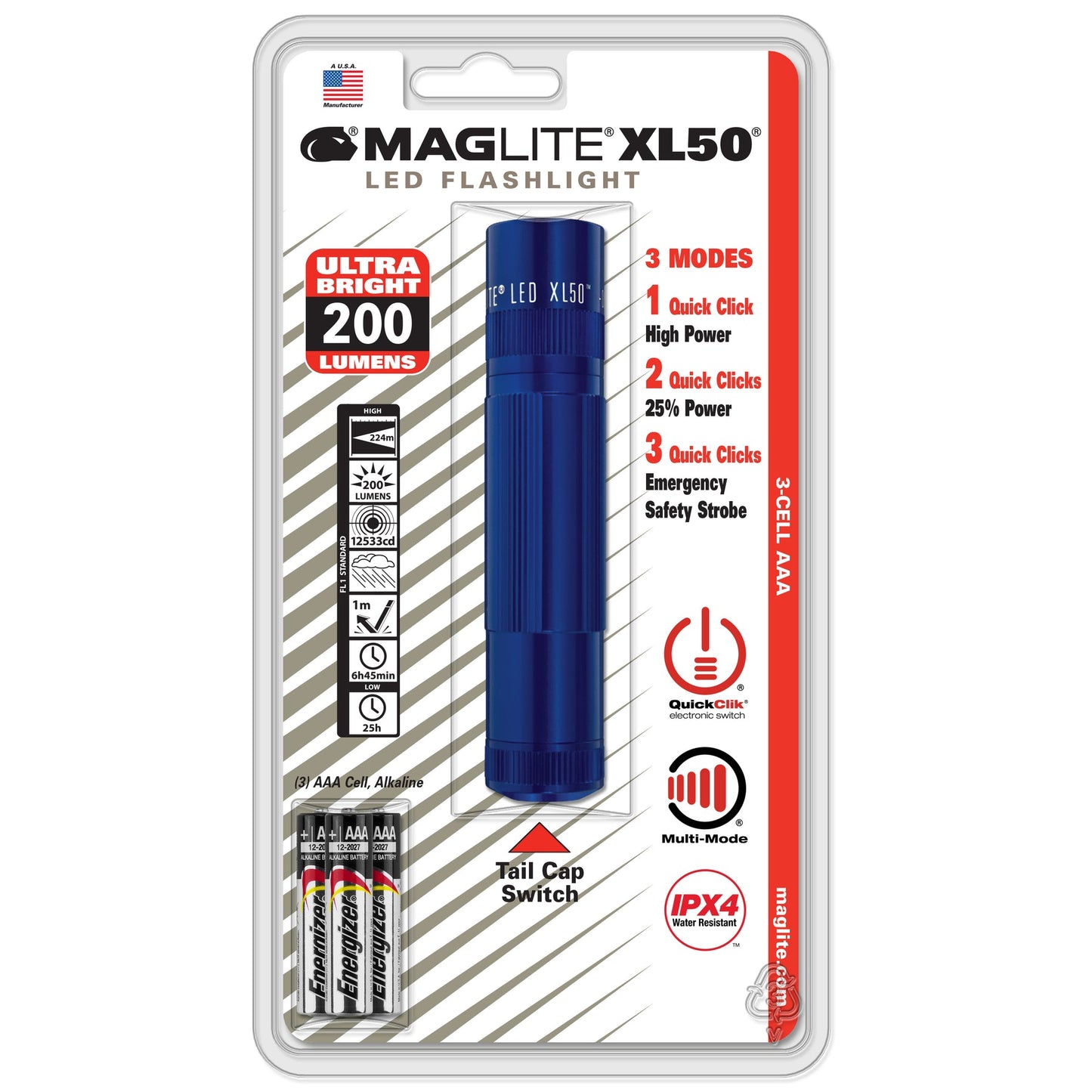 Maglite XL50-S3017 LED 3-Cell AAA Blister Pack