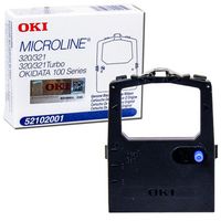 Oki OKI52106001 Black Ribbon Cartridge - Dot Matrix - 4000000 Character - 1 Each
