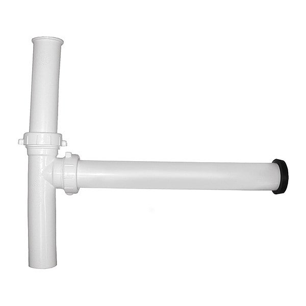 Jones Stephens P37033 1-1/2" White Plastic Direct Connection Disposer Kit with 13" Arm