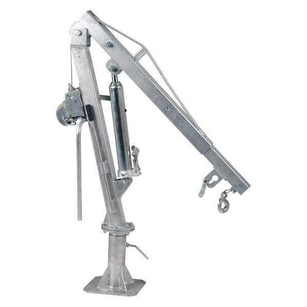 Vestil WTJ-2-G Jib Crane, Base Mounted, 1,000 lb Capacity, Height Under Span: 8 ft