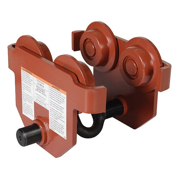 Vestil E-MT-4 Low Profile Eye Manual Trolley - Push