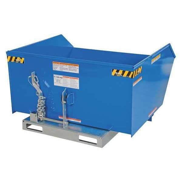 Vestil H-100-HD Self Dumping Hopper, HD, 1 cu. yd.