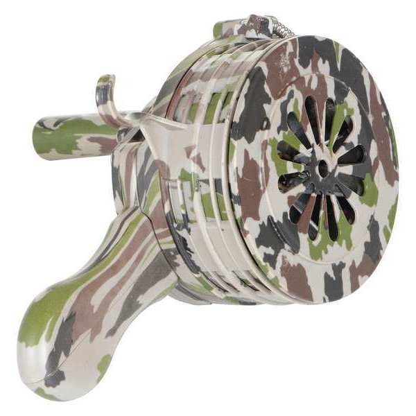 Vestil SIREN-100-P-C Siren, Hand Crank, Plastic, Camo
