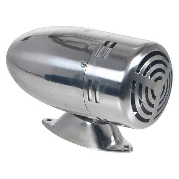 Vestil SIREN-SV Warning Siren, Steel, Silver