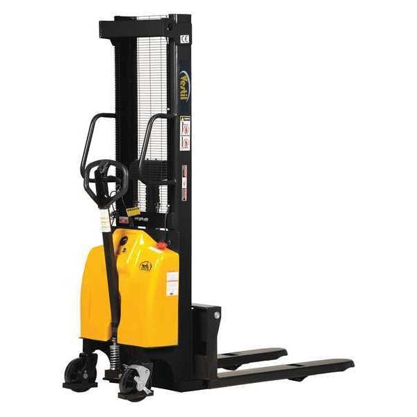 Vestil SE/HP-63 Hand Pump/Powered Stacker, Load Cap. 2000 lb.