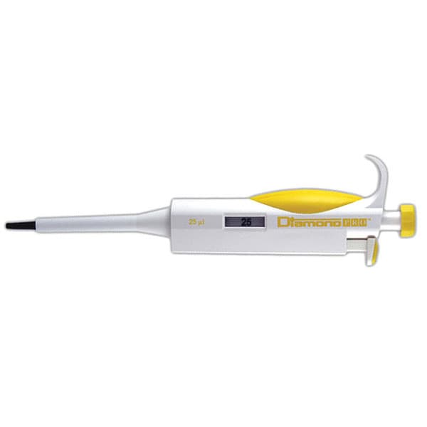 Globe Scientific 3312-25 Pipette Diamond PRO Fixed Volume 25uL Yellow