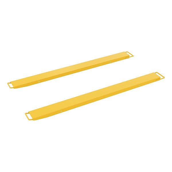 Vestil FE-HS-6-84 Fork Extension, Yellow, 4,000 lb, 6" W