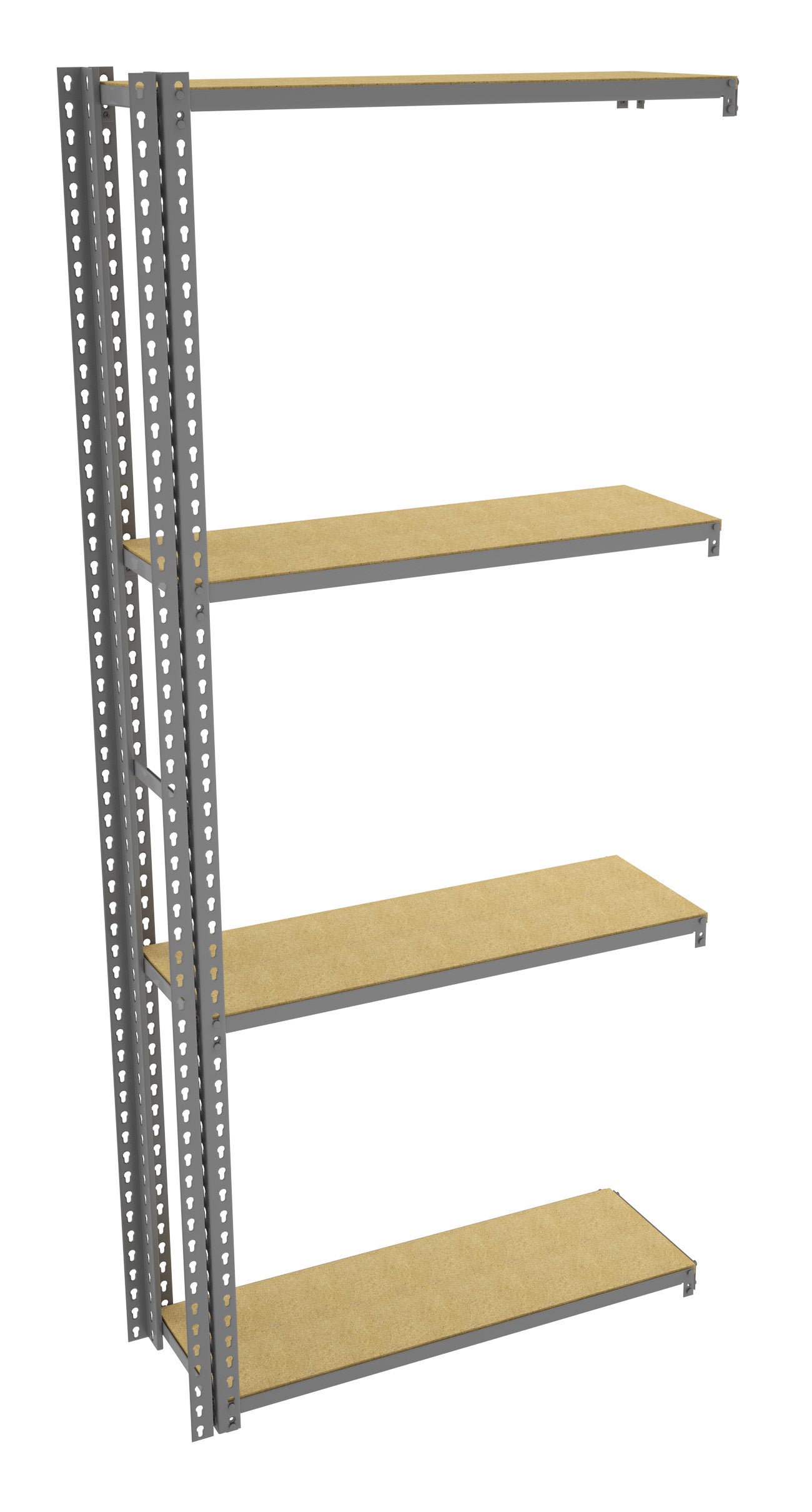 Tennsco ZA7-3612A-4D Z-Line Low Profile Add-On Decking Unit