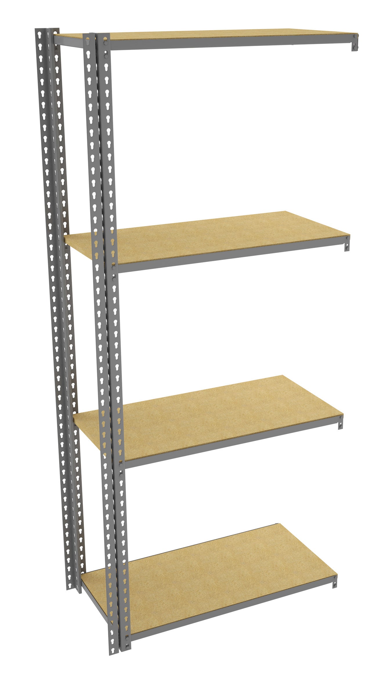 Tennsco ZA7-3618A-4D Z-Line Low Profile Add-On Decking Unit