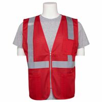 Delta Plus WEL63333BKXL S863C Non-ANSI Mesh Safety Vest Black, XL