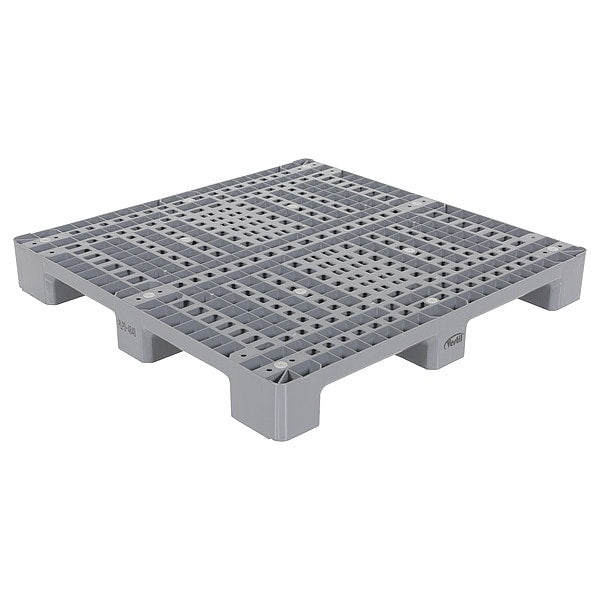 Vestil PLPS-4848 High Density Polyethylene (HDPE) Pallet, 47.5 in L, 47.5 in W, 5.5 H