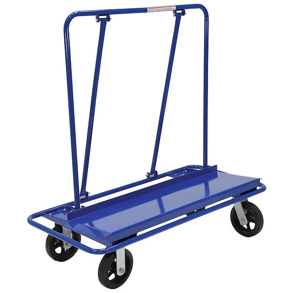 Vestil PRCT-S-MR Drywall/Panel Cart 3000 lb Rubber 2 x 8 Casters 23 x 48 x 48