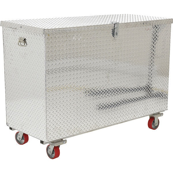 Vestil APTS-3660-C Tool Box, Casters, Silver, Aluminum, 60 in W x 36 in D