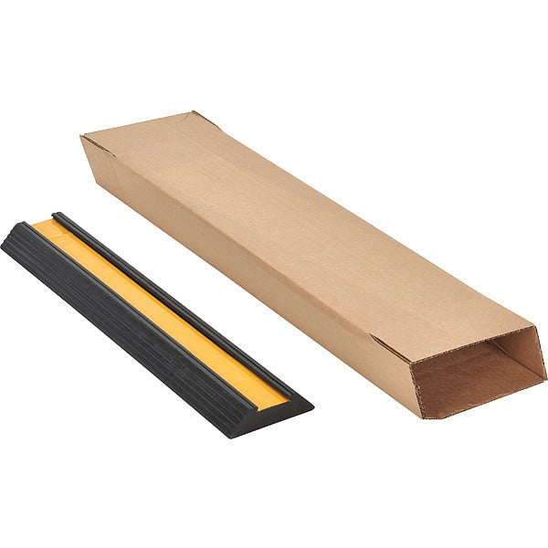Vestil BS-24-BOX Extruded Rubber Bumper Stop, 24" Long