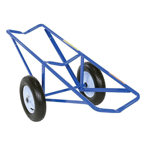 Vestil CARPET-45 Blue Rug Dolly Fully Pneumatic Wheels 500 lb Capacity 61 x 26 x 20