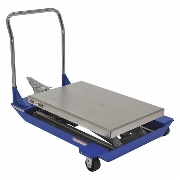 Vestil CART-23-10-M-PSS Foot Pump Scissor Cart, 1000 lb. Cap, 36"W, 24"L
