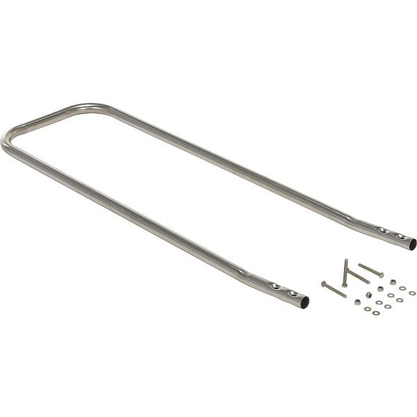 Vestil FT-SS-1-HDL Handle Opt Stainless Steel Foot Stool, 33.5 Overall Height, Stainless Steel, Silver