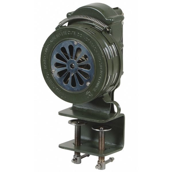 Vestil SIREN-100-BM Siren, Hand Crank, Metal, Bracket Mount