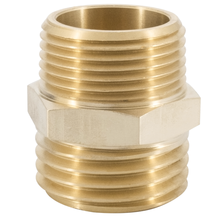 Legend Valves 322-523 1-1/2" x 1-1/2" Forged Brass Fire Hose Fitting