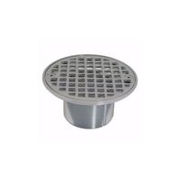 Jones Stephens D60970 2" IPS Metal Spud with 6" Chrome Plated Round Strainer