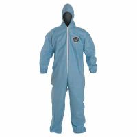 DUPONT TM127S-XL Tempro Coverall Zipper Front Att.Hood Ela Wr & A (25 EA)