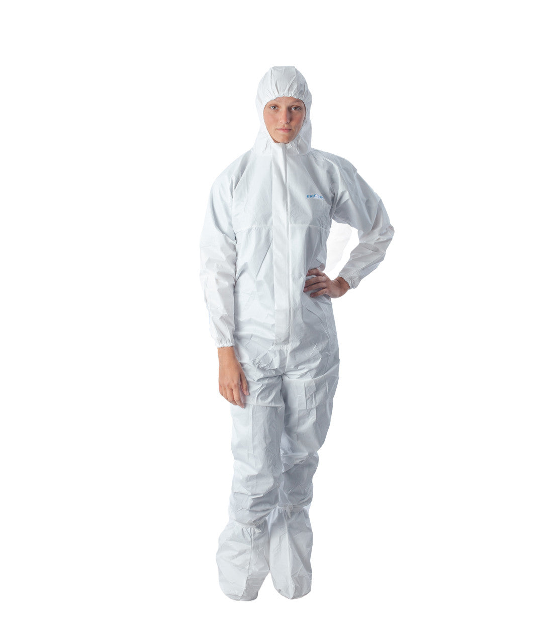 SOS Cleanroom S-BDFC-M Ansell S-BDFC BioClean-D Sterile Coverall with Hood and Integrated Boots
