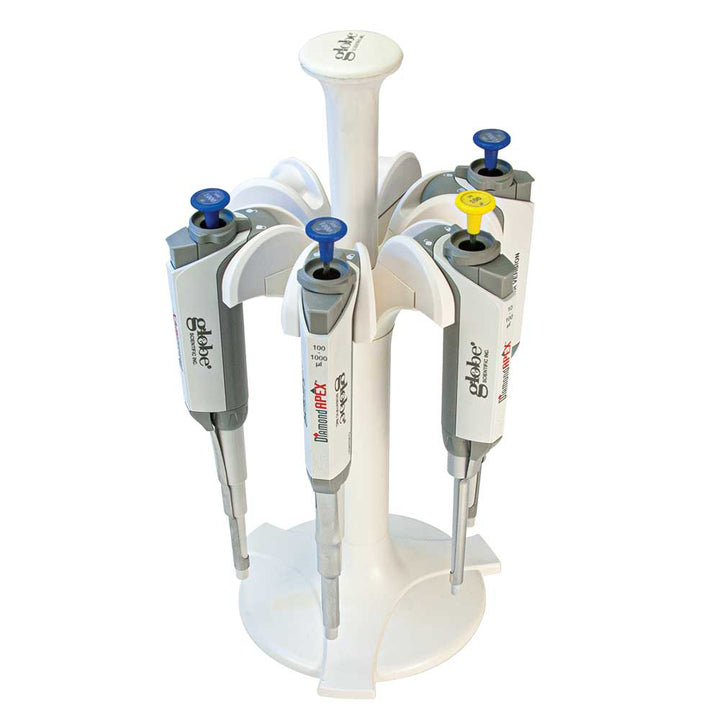 Globe Scientific 3351-5000 Pipette Diamond Apex Fully Autoclavable Adjustable Volume 500 - 5000uL (0.5-5mL) Green