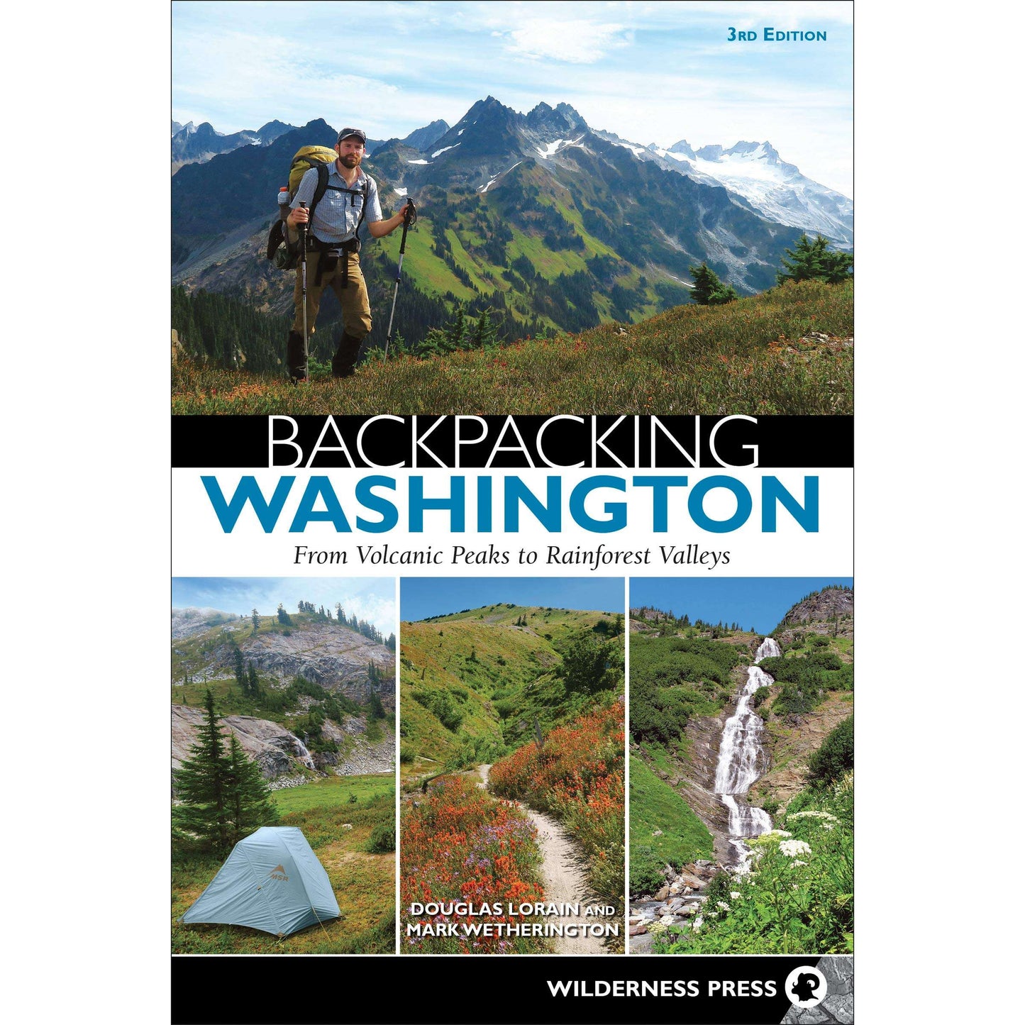Paradise Clay AVK084 Backpacking Washington: From Volcanic Peaks to Rainforest Valleys - Book