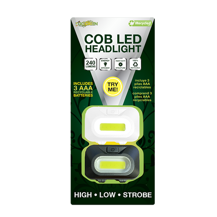 GoGreen Power GG-6COBHL 2 PK. COB Led Headlights