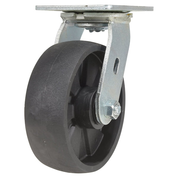 Vestil CST-VE-6X2GFN-S Glass Filled Nylon Swivel Caster 6 In. Diameter x 2 In. Width 1200 Lb. Capacity Black