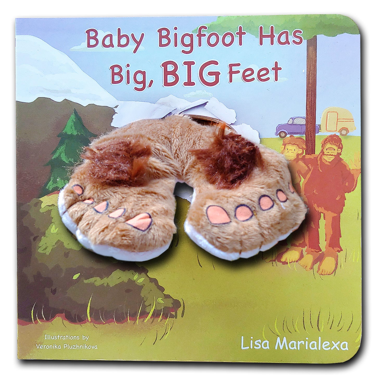 Paradise Clay PAR235 Baby Bigfoot Has Big, BIG Feet - Book