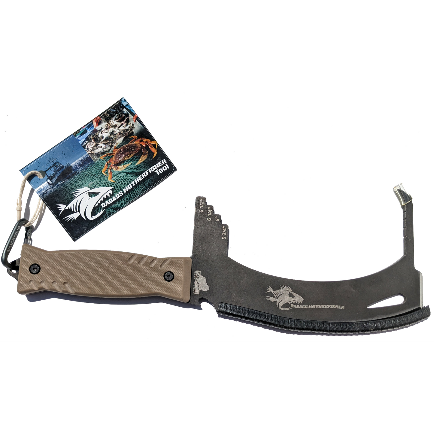 Paradise Clay BAM001 BAM! - Badass Motherfisher - Stainless Steel Multi-tool