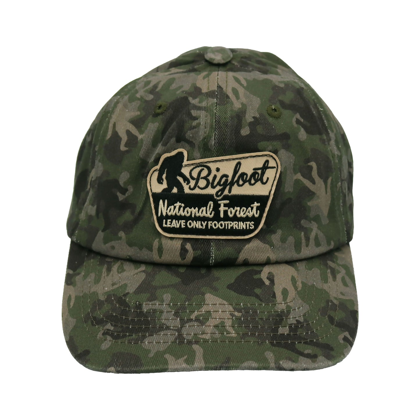 Paradise Clay PSH015 Bigfoot Camo with Bigfoot National Forest Patch - Hat