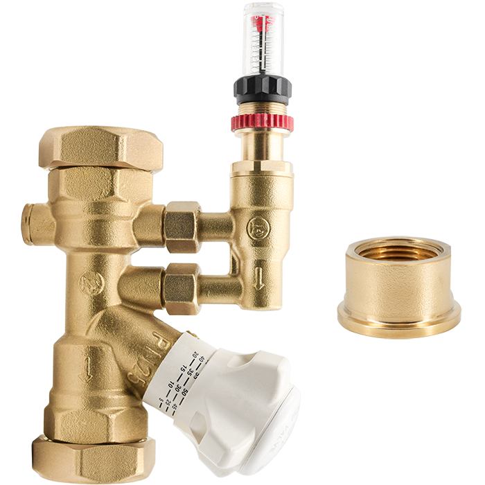 Legend Valves 800-774F 3/4" LegendConnect Balancing Valve Body with Flow Meter and FNPT Connectors
