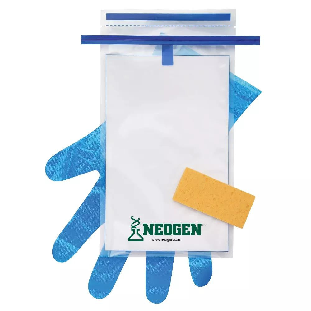 SOS Cleanroom 3M / Neogen Hydrated-Sponge with 10 mL Buffered Peptone Water and Gloves HS10BPW2G