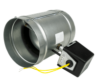 iO HVAC Controls OAD-07-24V Outside Air Damper 7" - 24V Motor