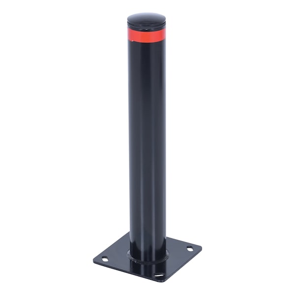 Vestil BOL-G-24-3.5 STEEL PIPE SAFETY BOLLARD GARAGE 24 X 3-1/2 IN BLACK