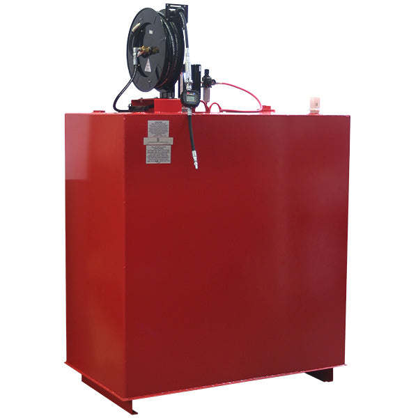 American Lube C500-RWOA 500-Gallon Single-Wall Cube Tank Package for Waste Oil