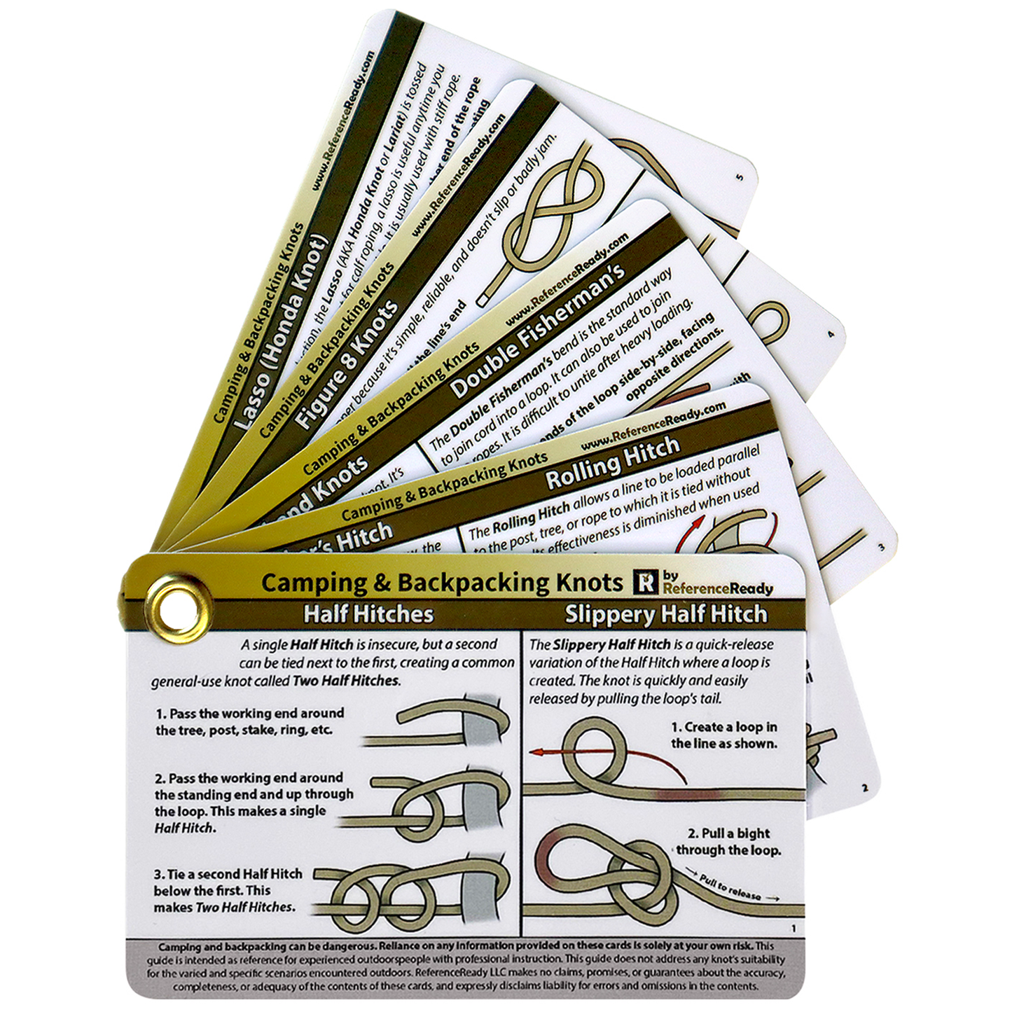 Paradise Clay RFR003 Camping & Backpacking Knots - Book